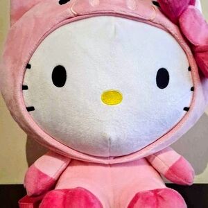 Hello Kitty Plush in Pink and White